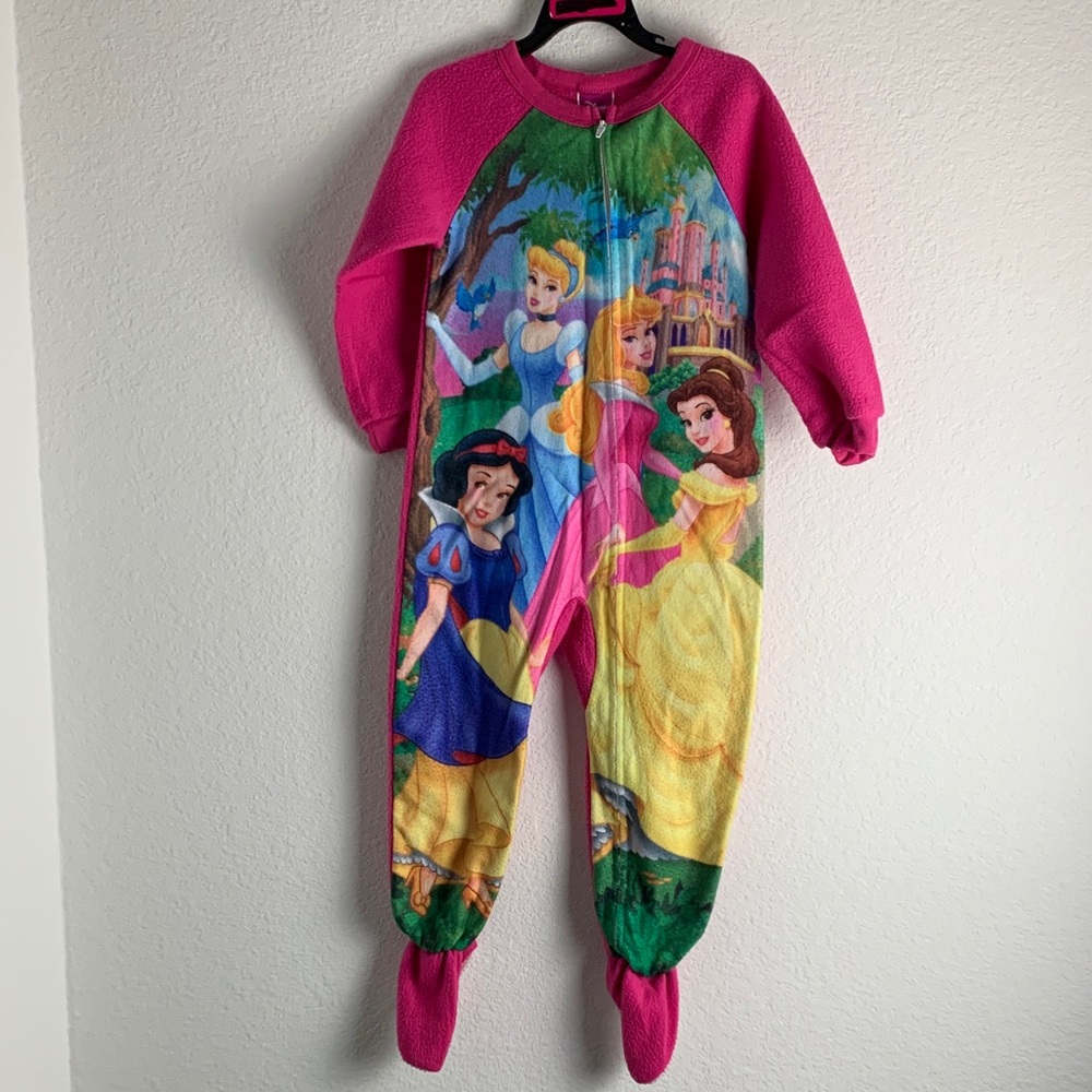 Disney Princess Pink and Blue Kids Footie